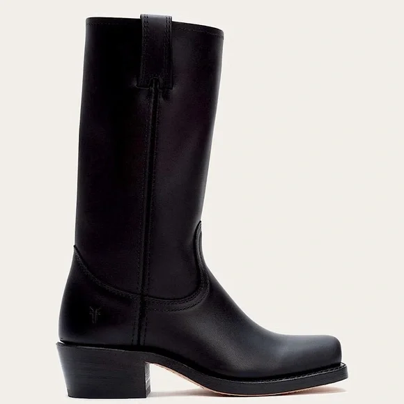 Frye Campus Cavalry 12L Black Real Leather Vintage Tall Knee High Comfy Boot - Picture 1 of 16